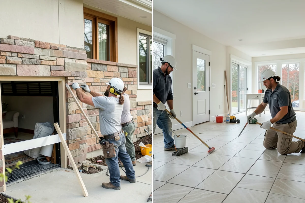 Stamped Concrete Installation in DuPont, Pierce County, WA - Design pattern, color, and layout