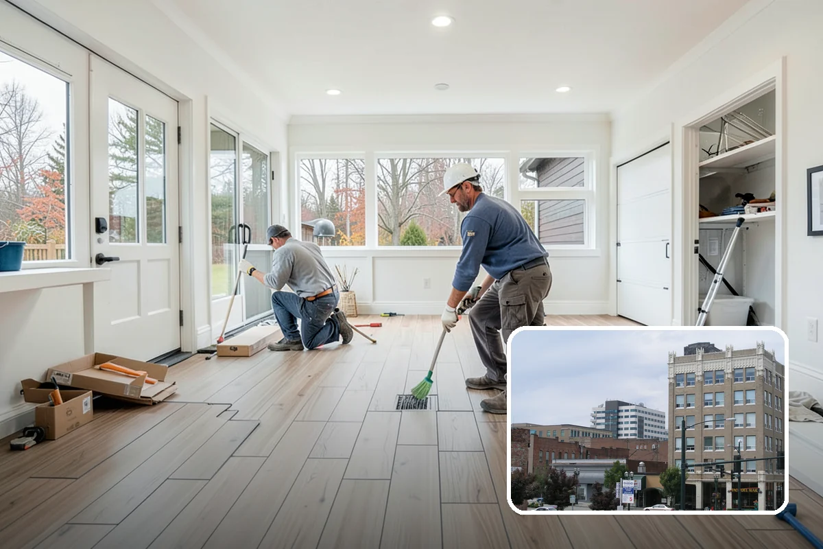 Stamped Concrete Installation in Everett, Snohomish County, WA - Upscale look of stone or brick at lower cost