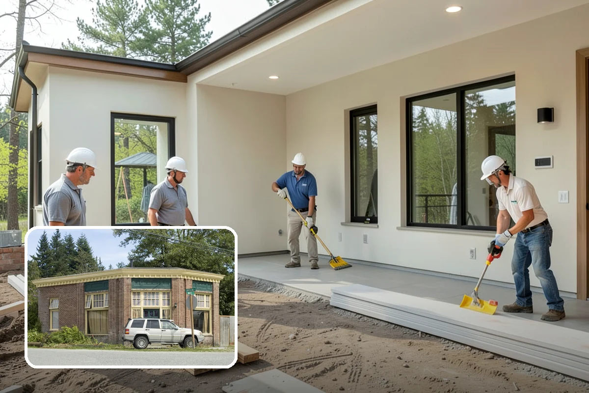 Stamped Concrete Installation in Hamilton, Skagit County, WA - Upscale look of stone or brick at lower cost