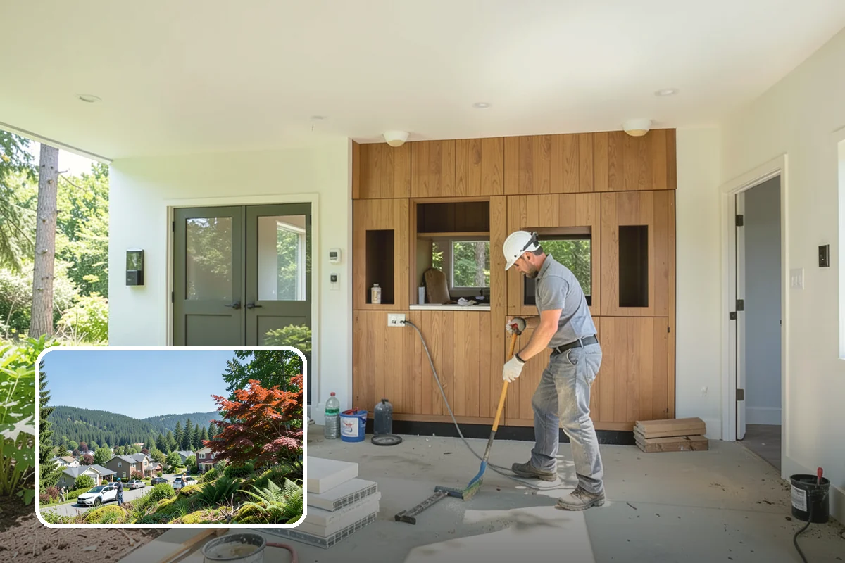 Stamped Concrete Installation in Index, Snohomish County, WA - Upscale look of stone or brick at lower cost