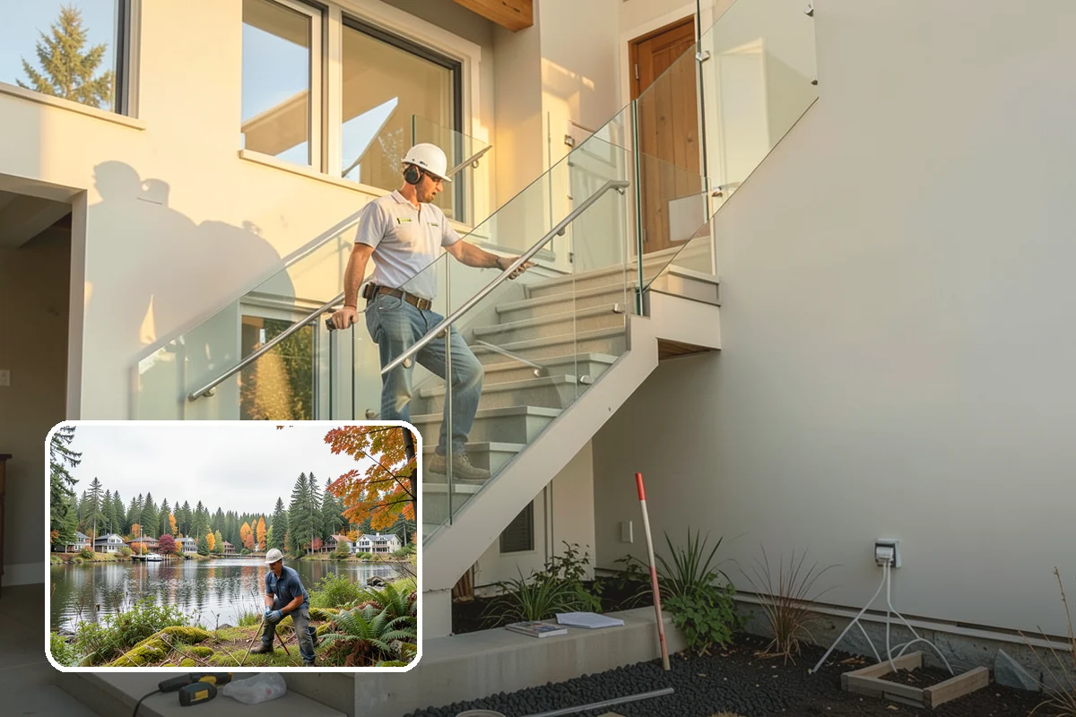 Stamped Concrete Installation in La Conner, Skagit County, WA - Upscale look of stone or brick at lower cost