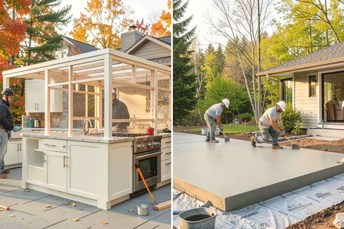Stamped Concrete Installation in La Conner, Skagit County, WA - Design pattern, color, and layout