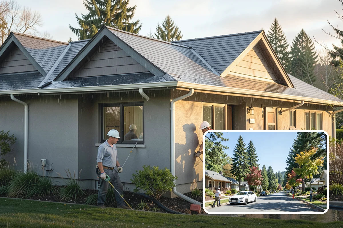 Stamped Concrete Installation in Orting, Pierce County, WA - Upscale look of stone or brick at lower cost