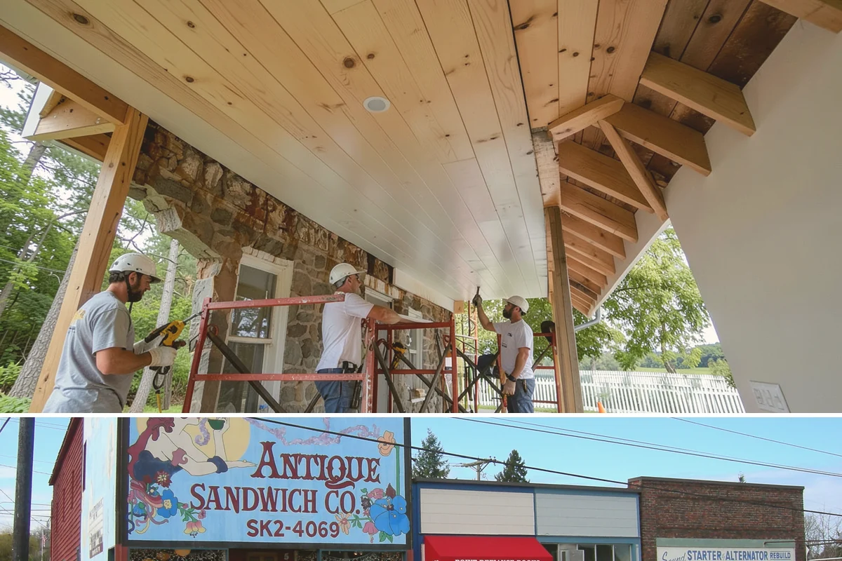 Stamped Concrete Installation in Ruston, Pierce County, WA - Dry summer conditions are essential for clean stamping and proper sealing before wet weather.
