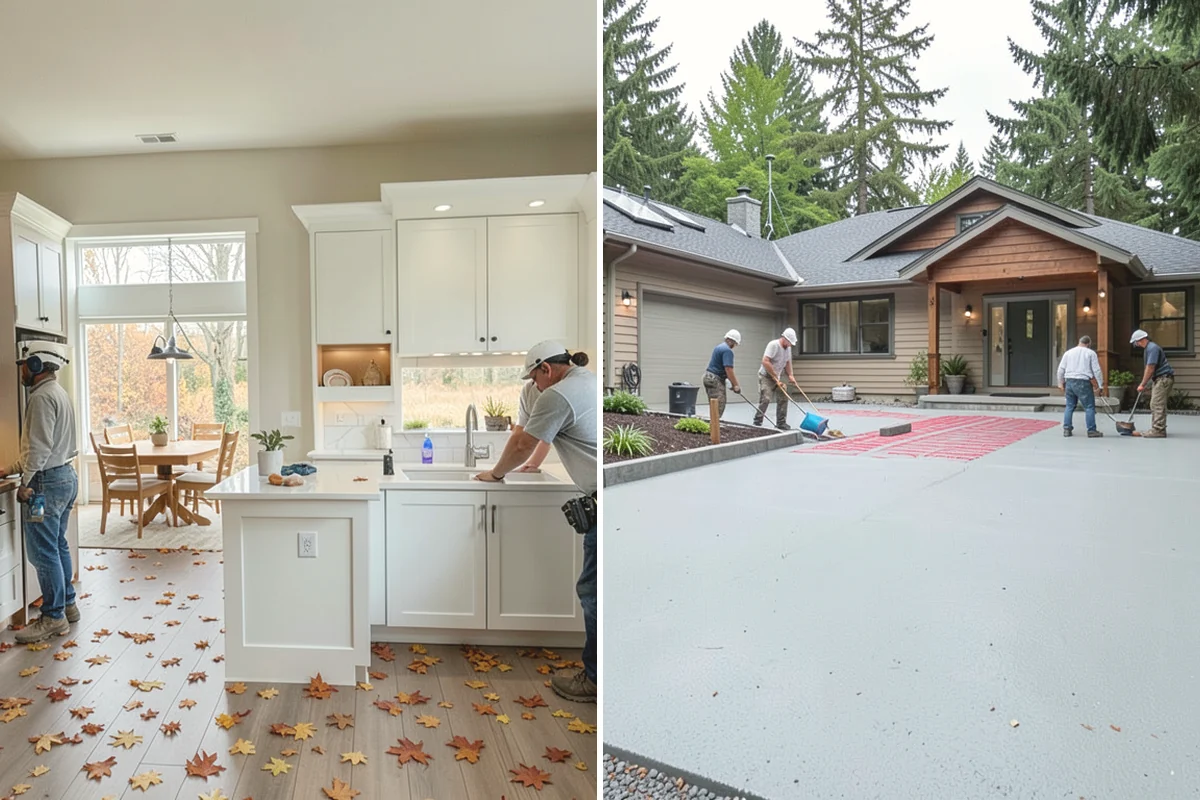 Stamped Concrete Installation in Tukwila, King County, WA - Design pattern, color, and layout