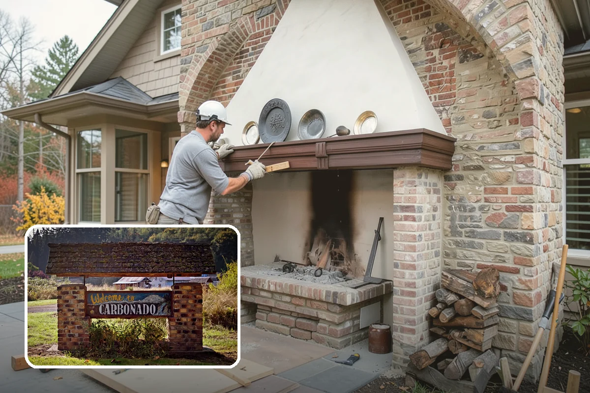 Stamped Concrete Patio in Carbonado, Pierce County, WA - Upscale stone or brick look for less