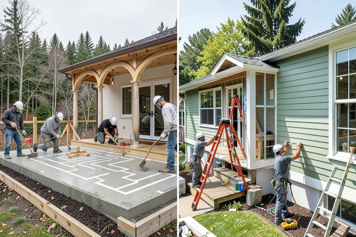 Stamped Concrete Patio in Hunts Point, King County, WA - Design the pattern, color, and layout