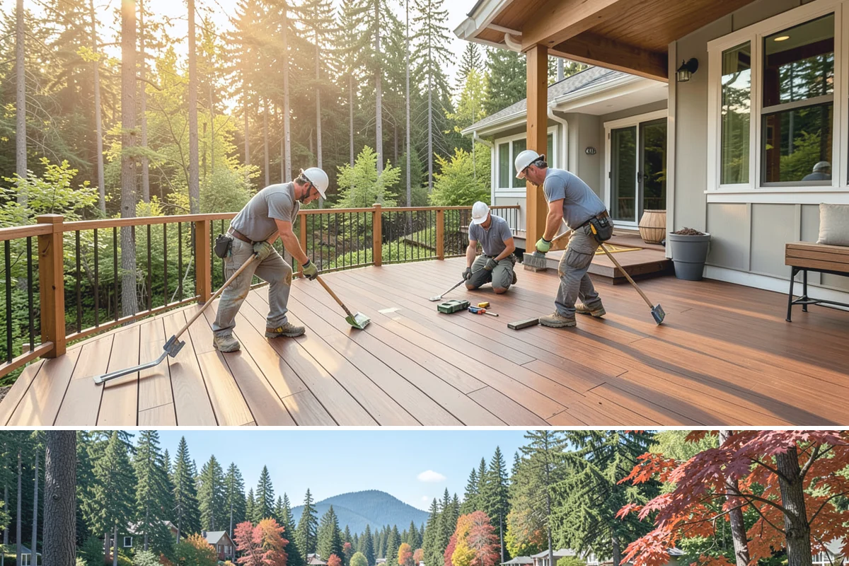 Steam Room Construction in Covington, King County, WA - Steam room construction is fully interior and can proceed in any season regardless of outdoor weather.