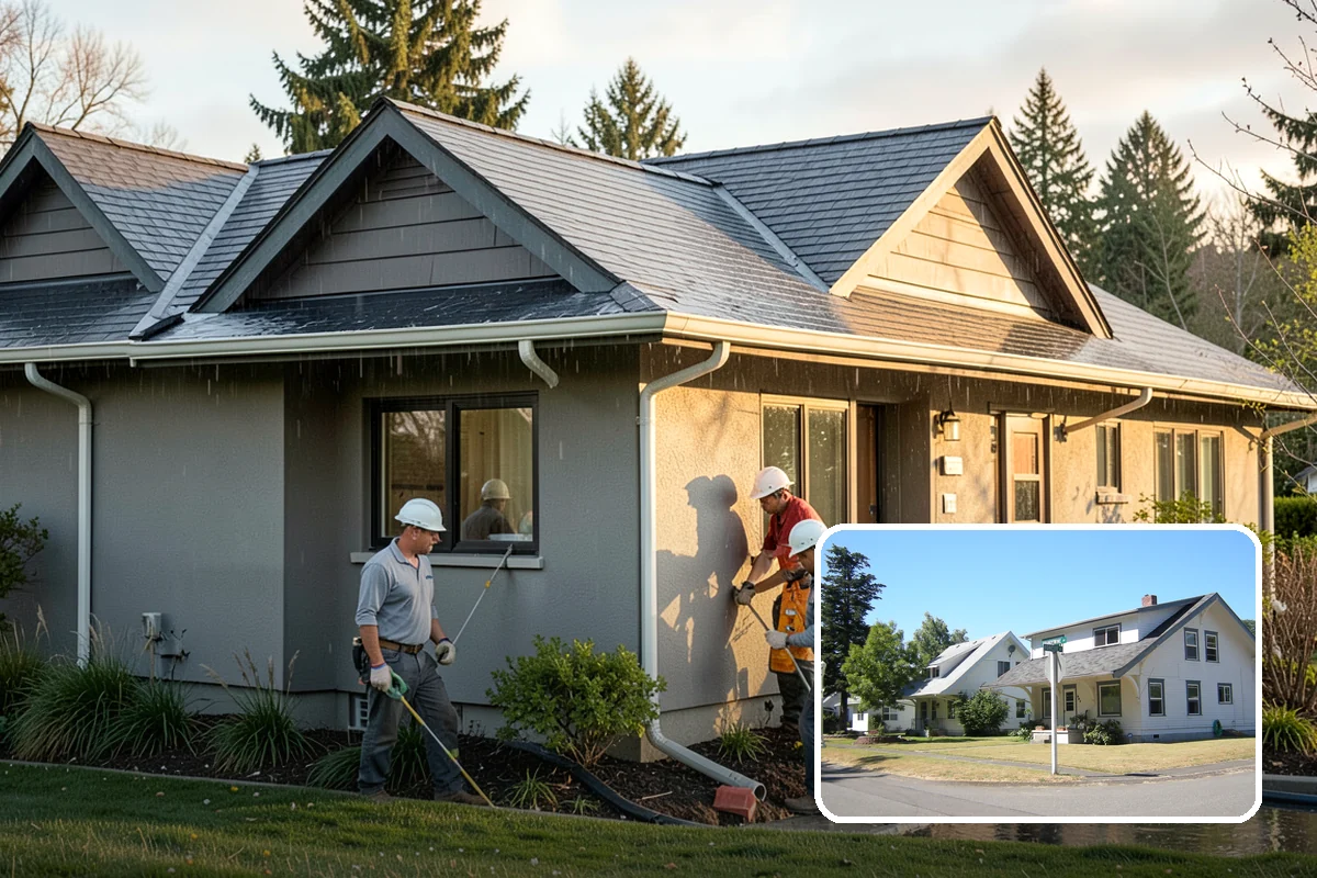 Steam Room Construction in DuPont, Pierce County, WA - Continuous waterproofing that protects the structure