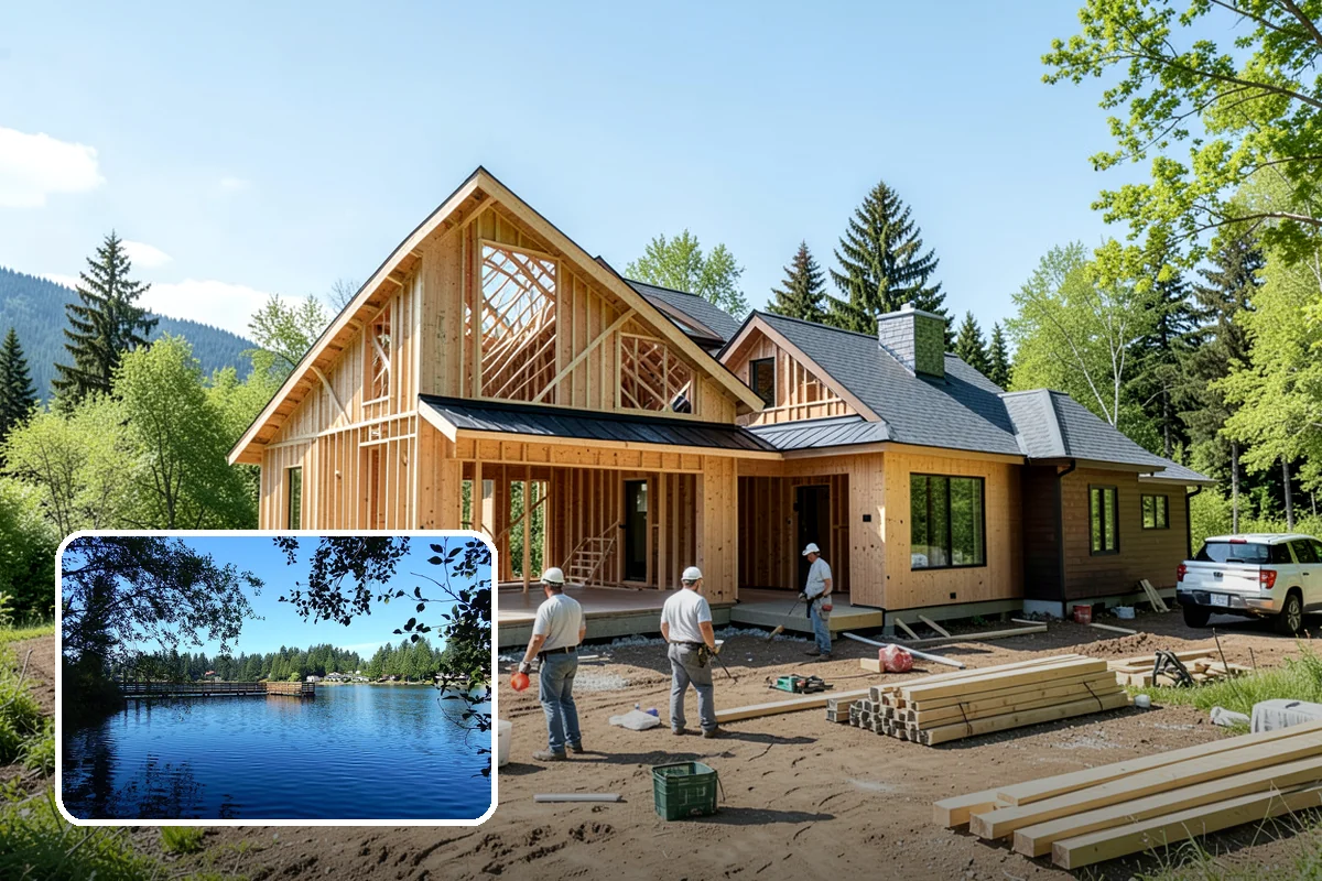 Steam Room Construction in Federal Way, King County, WA - Continuous waterproofing that protects the structure
