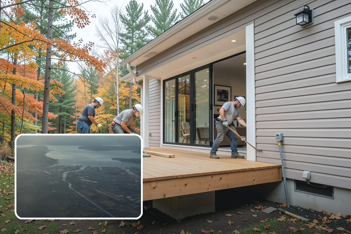 Steam Room Construction in Fife, Pierce County, WA - Continuous waterproofing that protects the structure