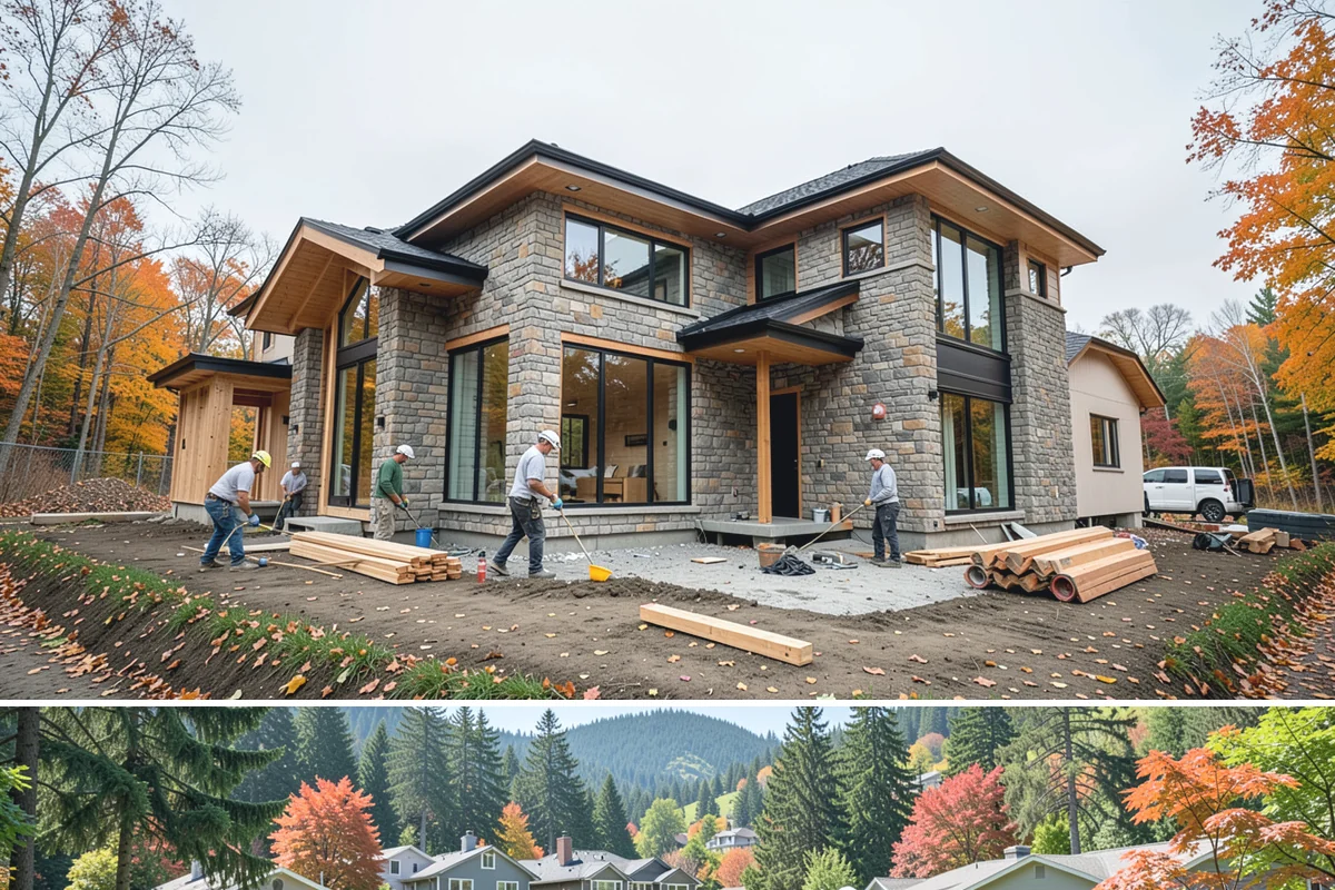 Steam Room Construction in Fircrest, Pierce County, WA - Steam room construction is fully interior and can proceed in any season regardless of outdoor weather.