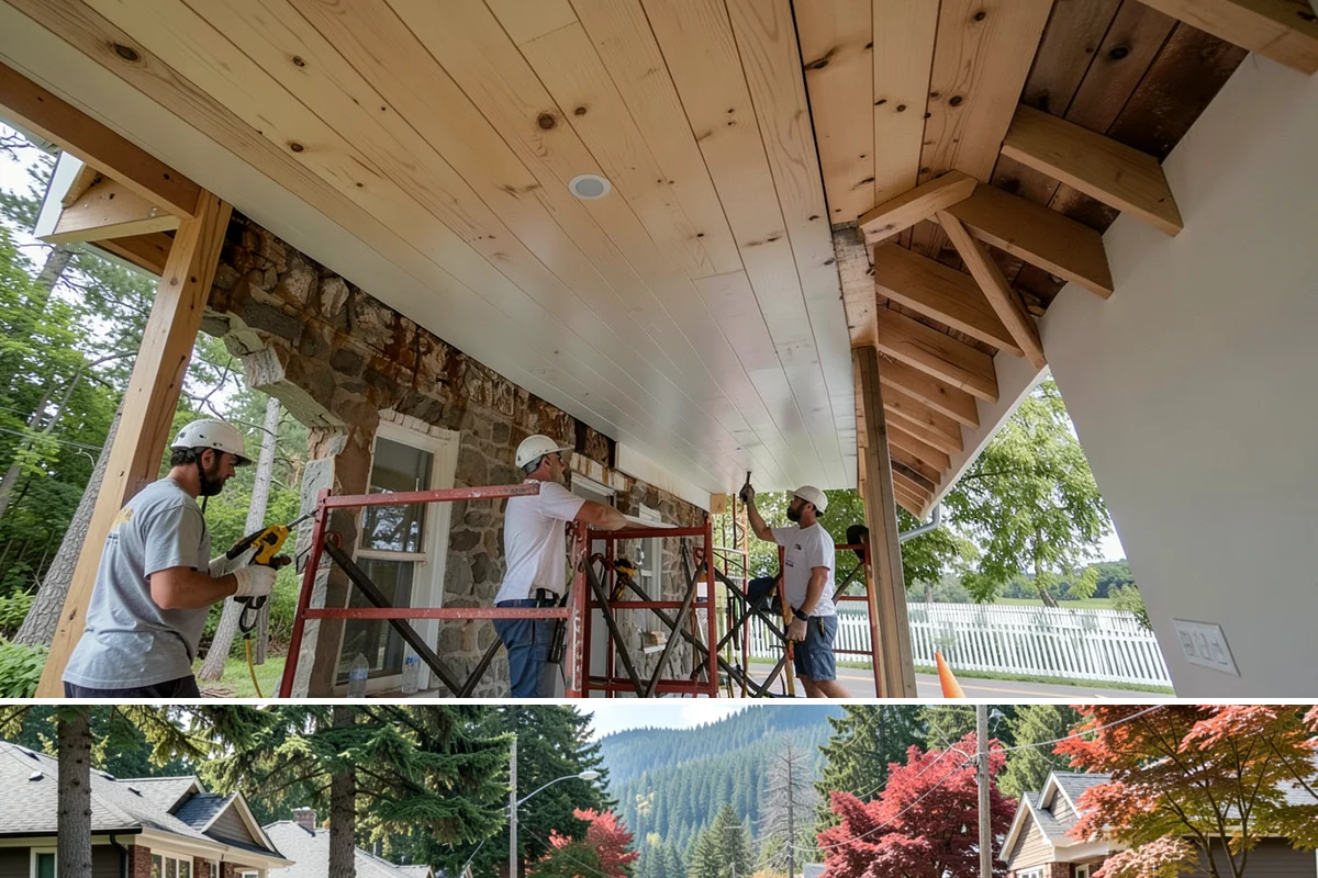 Steam Room Construction in Hunts Point, King County, WA - Steam room construction is fully interior and can proceed in any season regardless of outdoor weather.