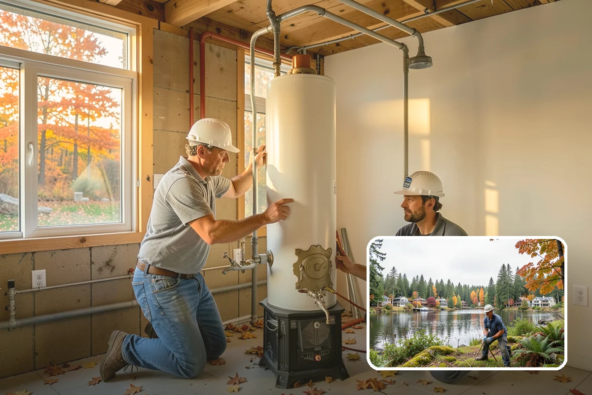 Steam Room Construction in La Conner, Skagit County, WA - Continuous waterproofing that protects the structure