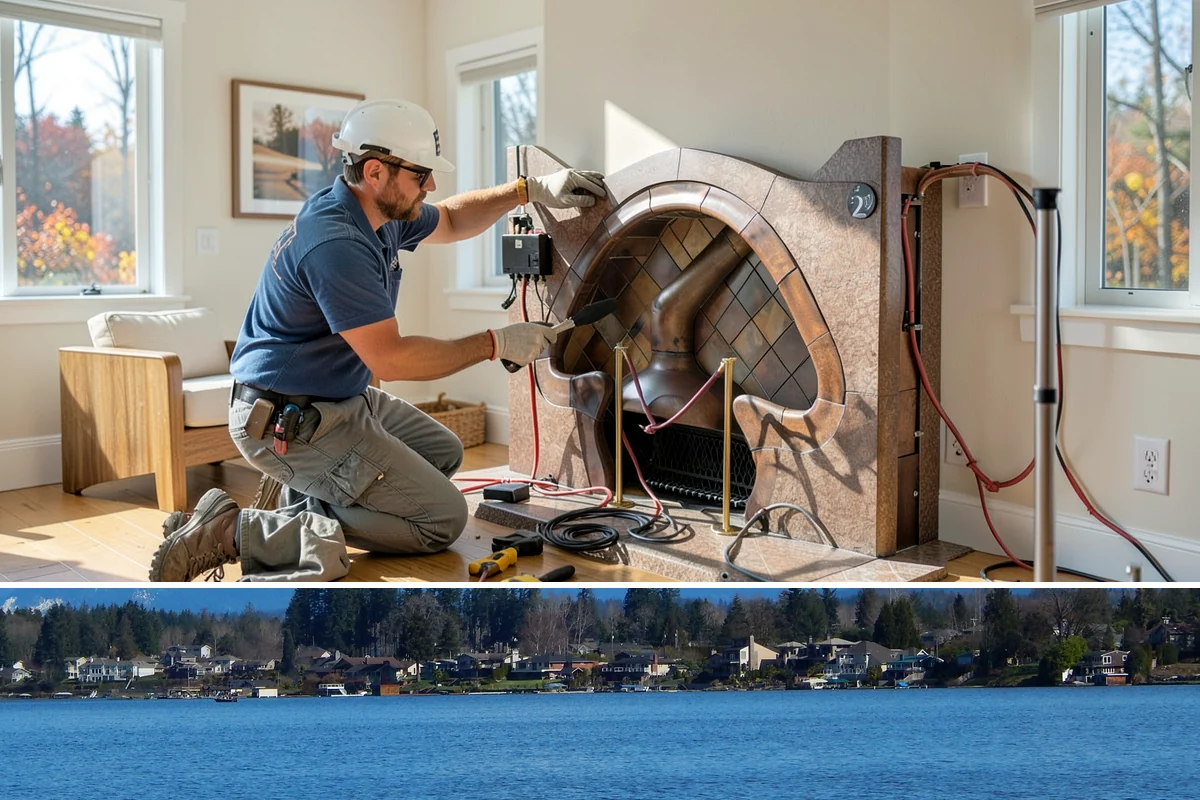 Steam Room Construction in Lake Stevens, Snohomish County, WA - Steam room construction is fully interior and can proceed in any season regardless of outdoor weather.