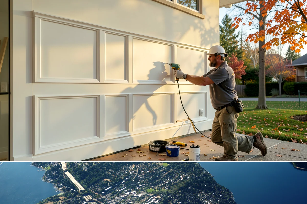 Steam Room Construction in Mercer Island, King County, WA - Steam room construction is fully interior and can proceed in any season regardless of outdoor weather.