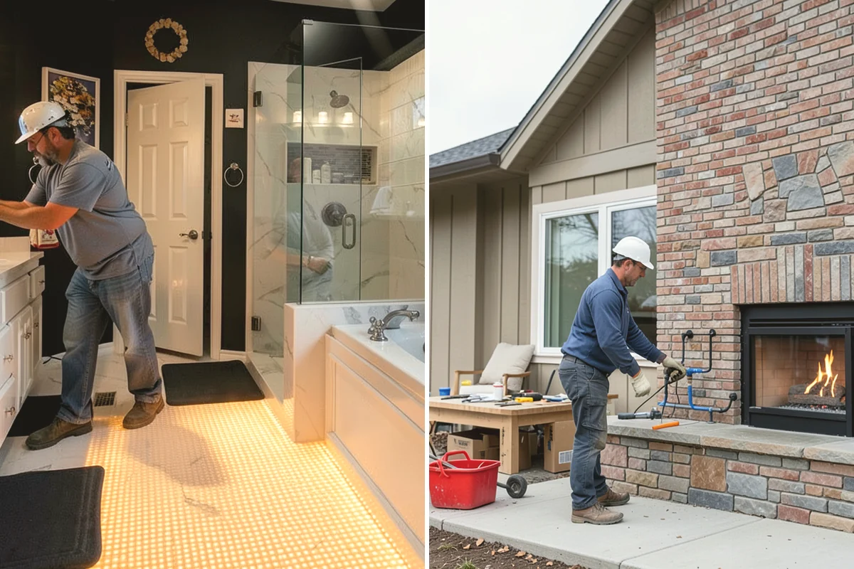 Steam Room Construction in Monroe, Snohomish County, WA - We plan the enclosure, generator size, and drainage
