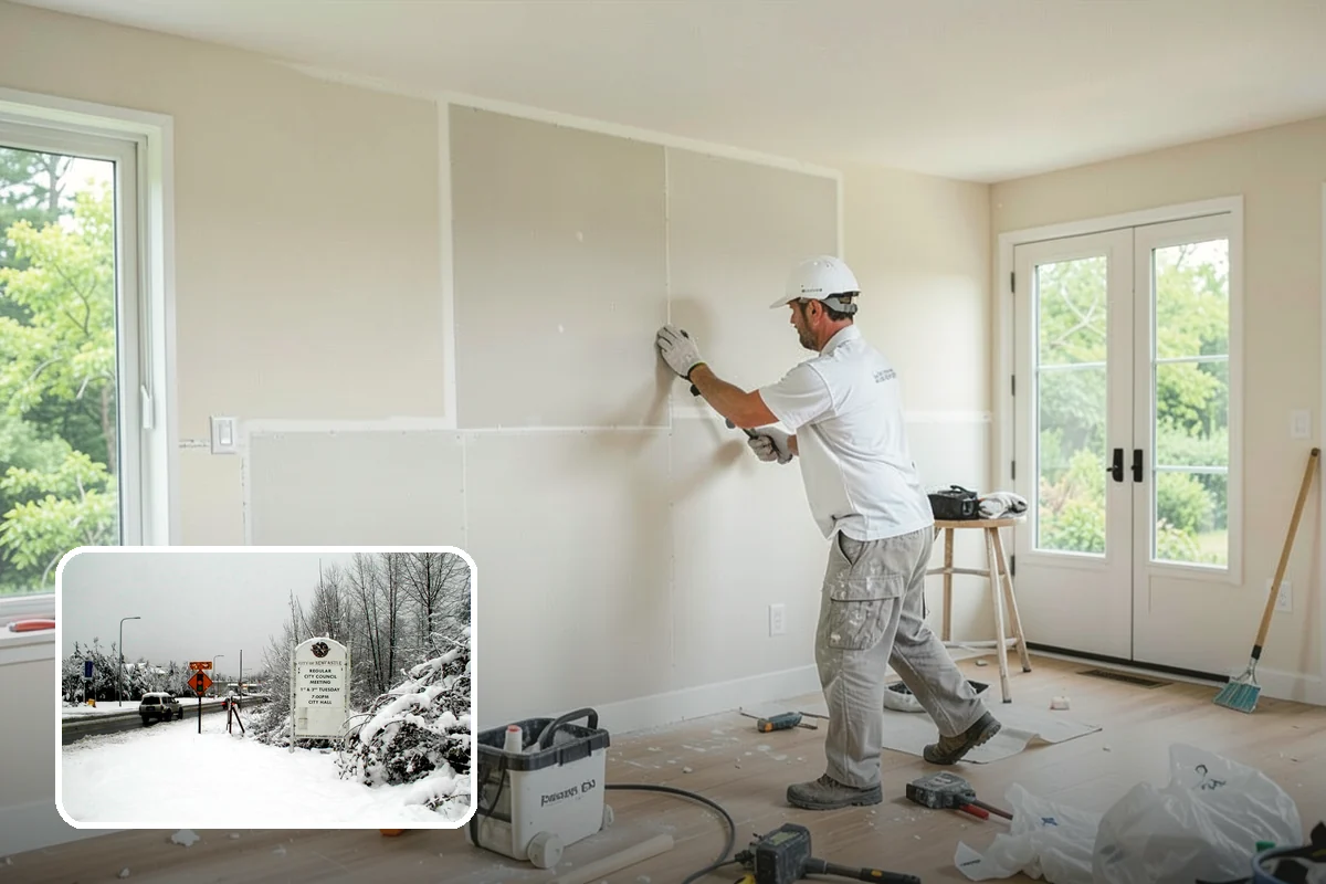 Steam Room Construction in Newcastle, King County, WA - Continuous waterproofing that protects the structure