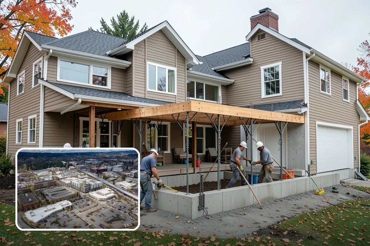 Steam Room Construction in Redmond, King County, WA - Continuous waterproofing that protects the structure