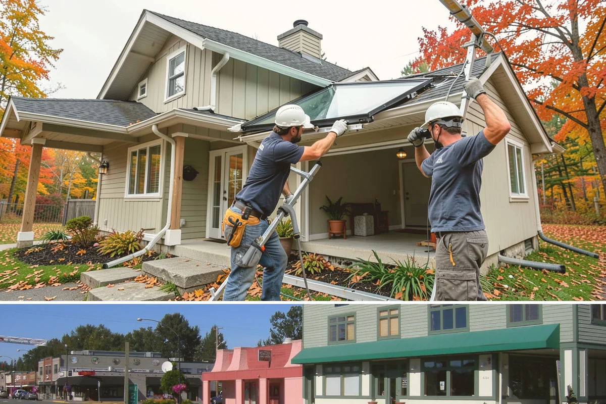 Steam Room Construction in Snoqualmie, King County, WA - Steam room construction is fully interior and can proceed in any season regardless of outdoor weather.