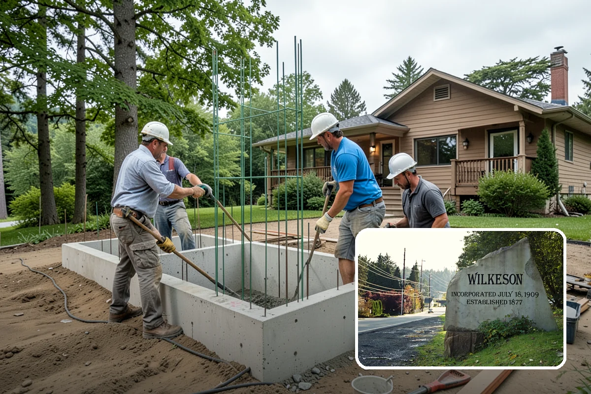 Steam Room Construction in Wilkeson, Pierce County, WA - Continuous waterproofing that protects the structure