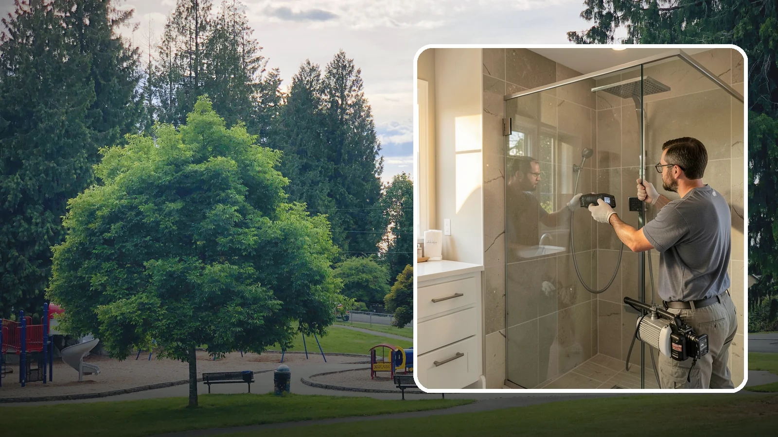 Steam Shower Installation in Bonney Lake, Pierce County, WA - A steam shower installation seals your enclosure and adds a generator for a home spa experience.