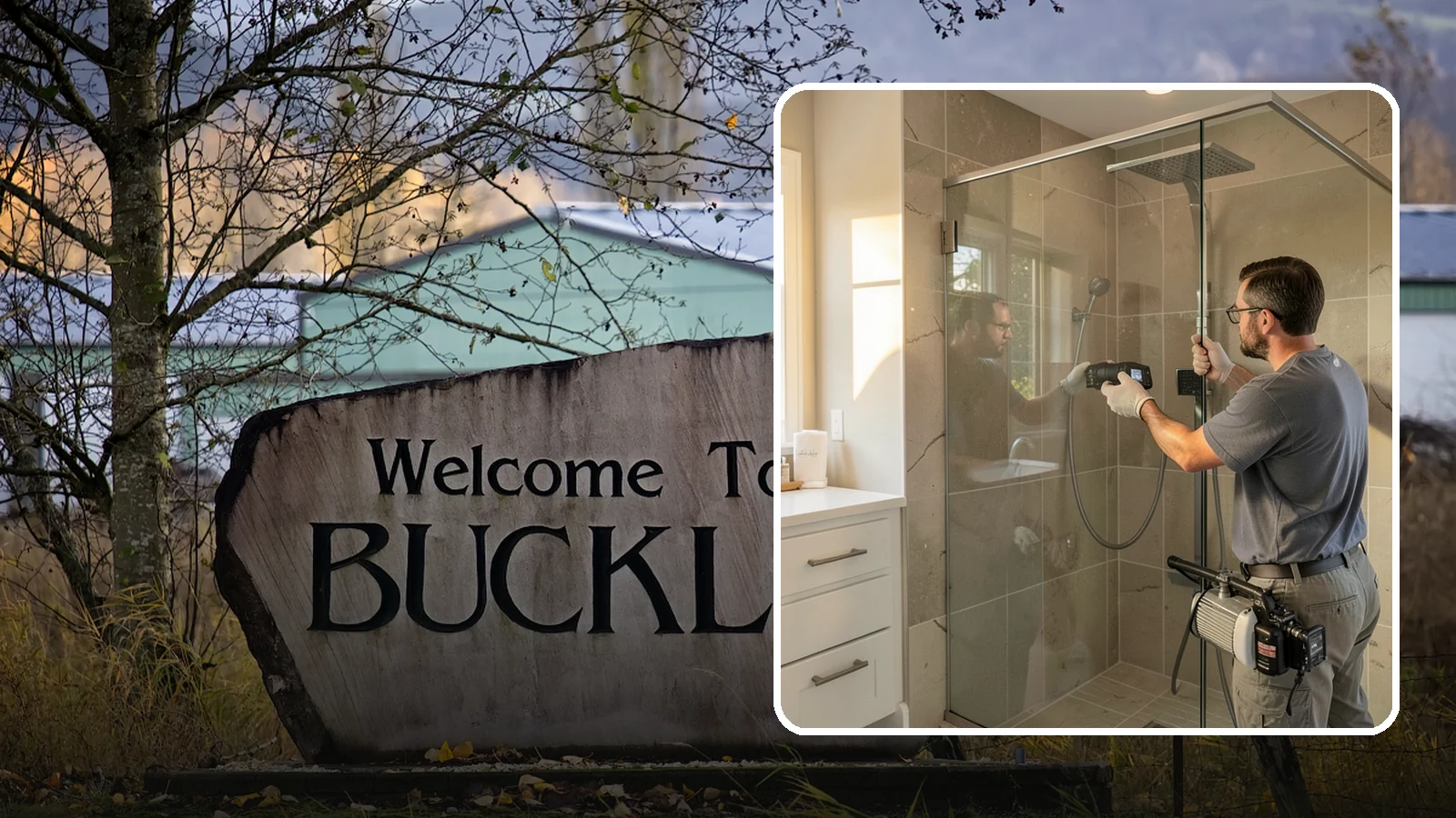 Steam Shower Installation in Buckley, Pierce County, WA - A steam shower installation seals your enclosure and adds a generator for a home spa experience.