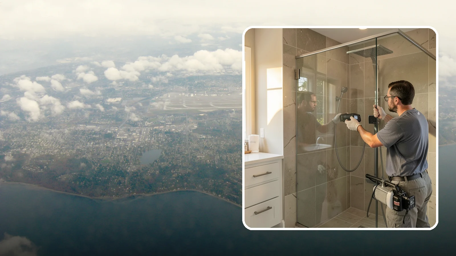 Steam Shower Installation in Burien, King County, WA - A steam shower installation seals your enclosure and adds a generator for a home spa experience.