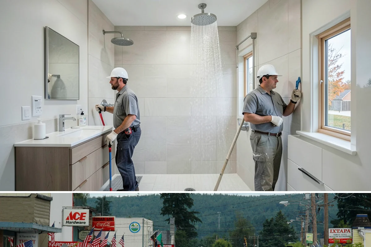 Steam Shower Installation in Carnation, King County, WA - Many homeowners add a steam shower in early fall to enjoy warm, restorative sessions through the wet season.