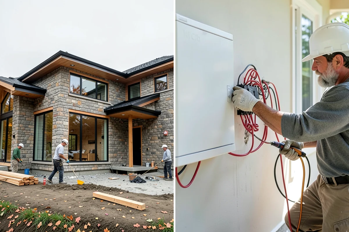 Steam Shower Installation in Concrete, Skagit County, WA - Plan the sealed enclosure and generator location