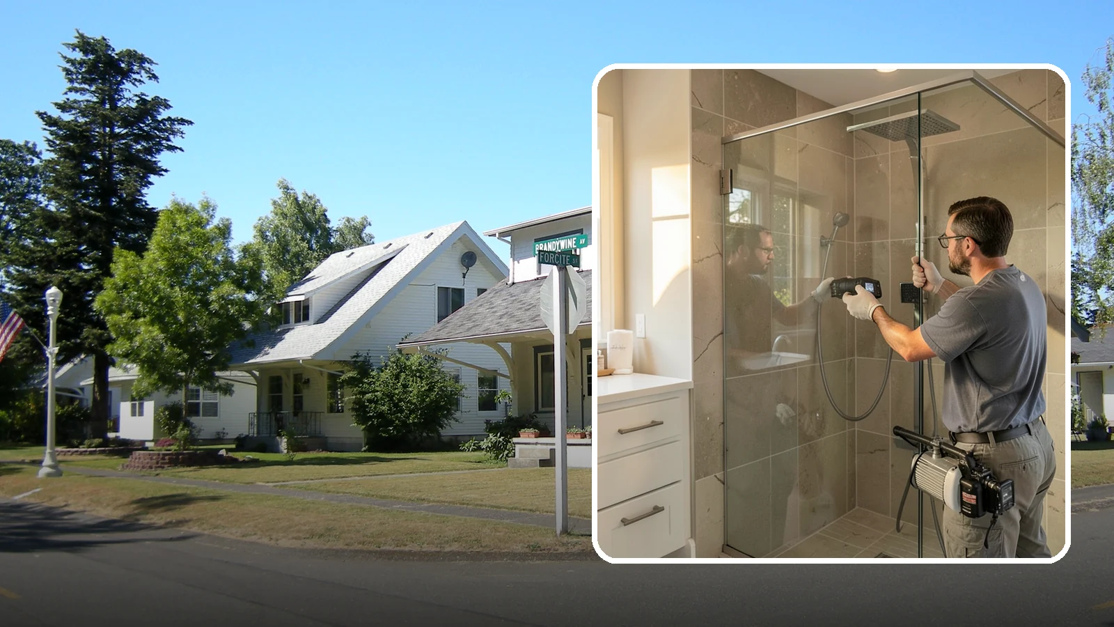 Steam Shower Installation in DuPont, Pierce County, WA - A steam shower installation seals your enclosure and adds a generator for a home spa experience.