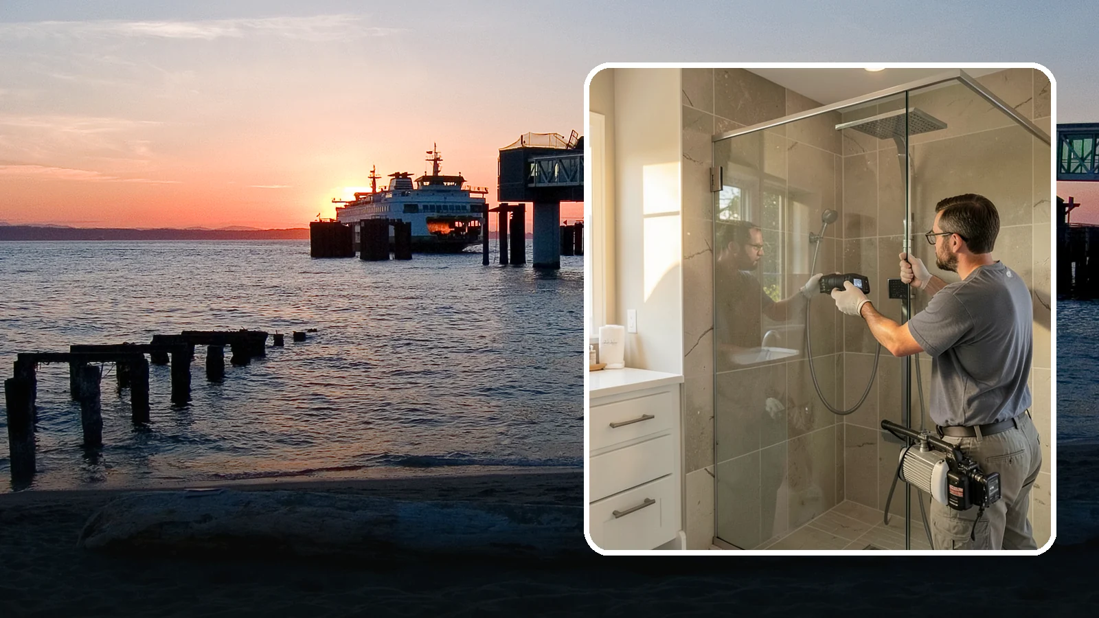 Steam Shower Installation in Edmonds, Snohomish County, WA - A steam shower installation seals your enclosure and adds a generator for a home spa experience.