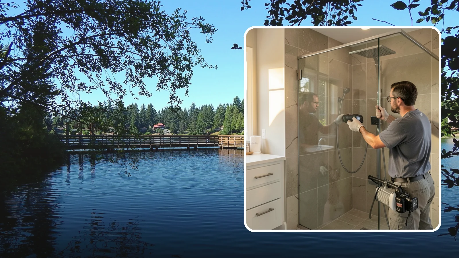 Steam Shower Installation in Federal Way, King County, WA - A steam shower installation seals your enclosure and adds a generator for a home spa experience.