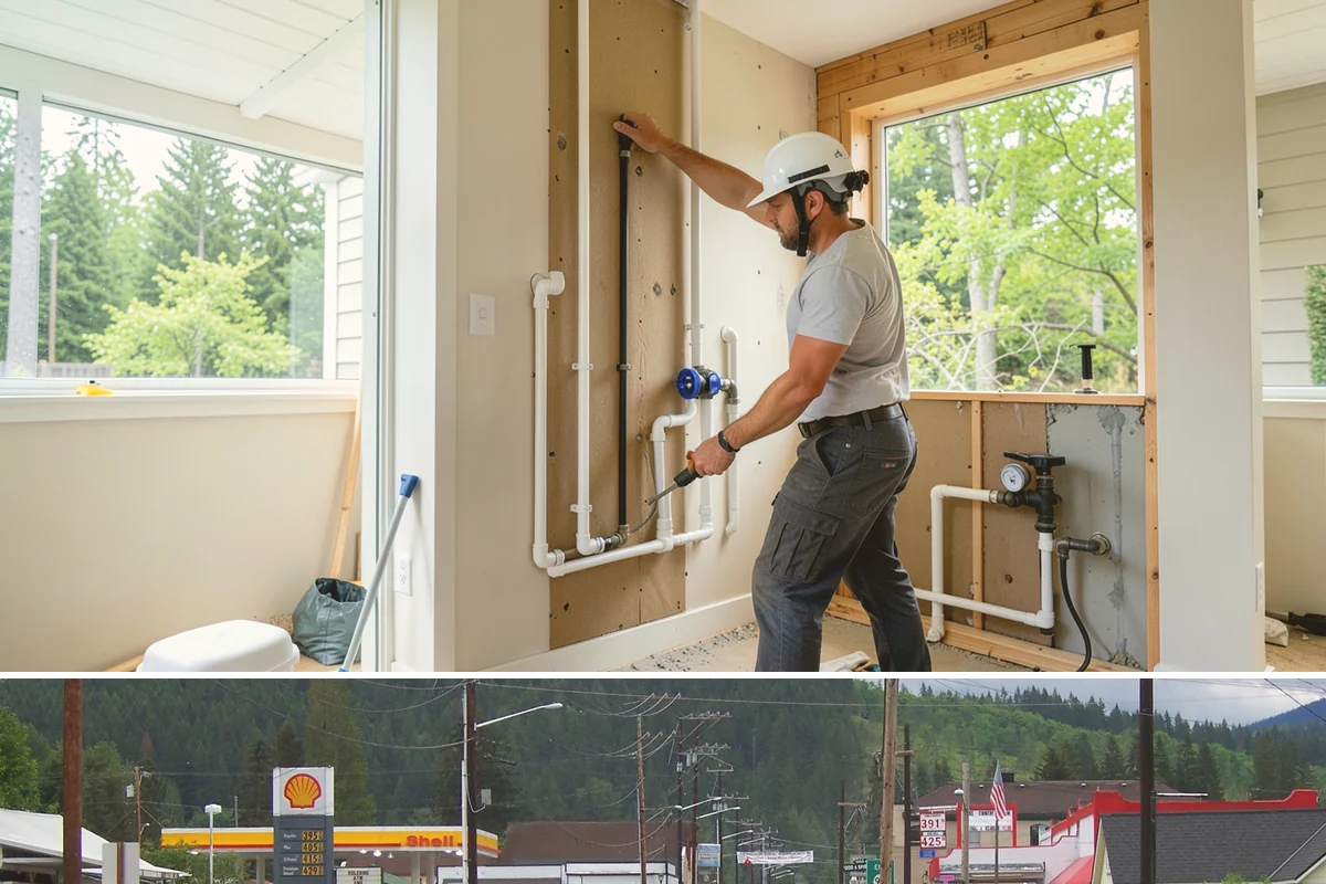 Steam Shower Installation in Granite Falls, Snohomish County, WA - Many homeowners add a steam shower in early fall to enjoy warm, restorative sessions through the wet season.
