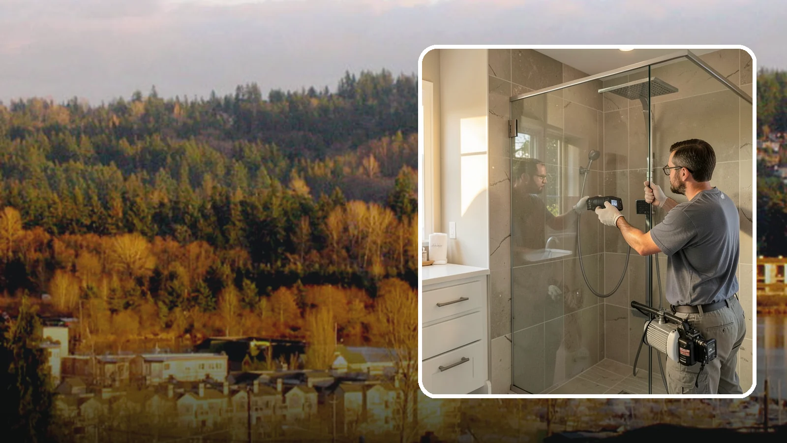 Steam Shower Installation in Kenmore, King County, WA - A steam shower installation seals your enclosure and adds a generator for a home spa experience.