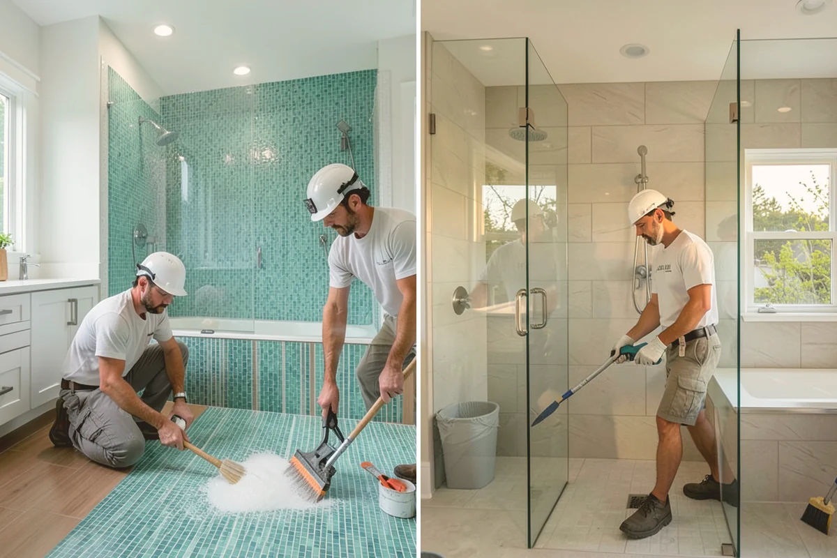 Steam Shower Installation in Kirkland, King County, WA - Plan the sealed enclosure and generator location