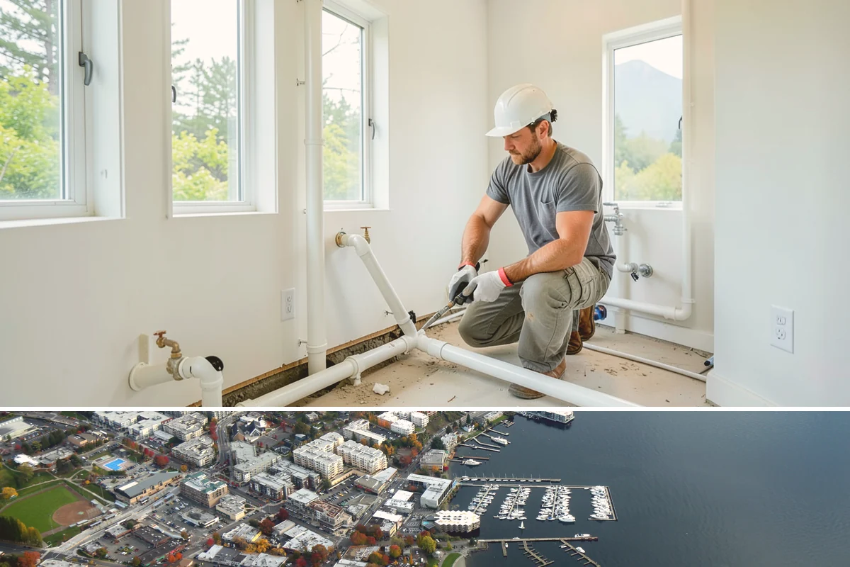 Steam Shower Installation in Kirkland, King County, WA - Many homeowners add a steam shower in early fall to enjoy warm, restorative sessions through the wet season.