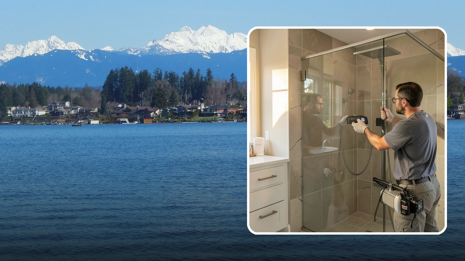 Steam Shower Installation in Lake Stevens, Snohomish County, WA - A steam shower installation seals your enclosure and adds a generator for a home spa experience.