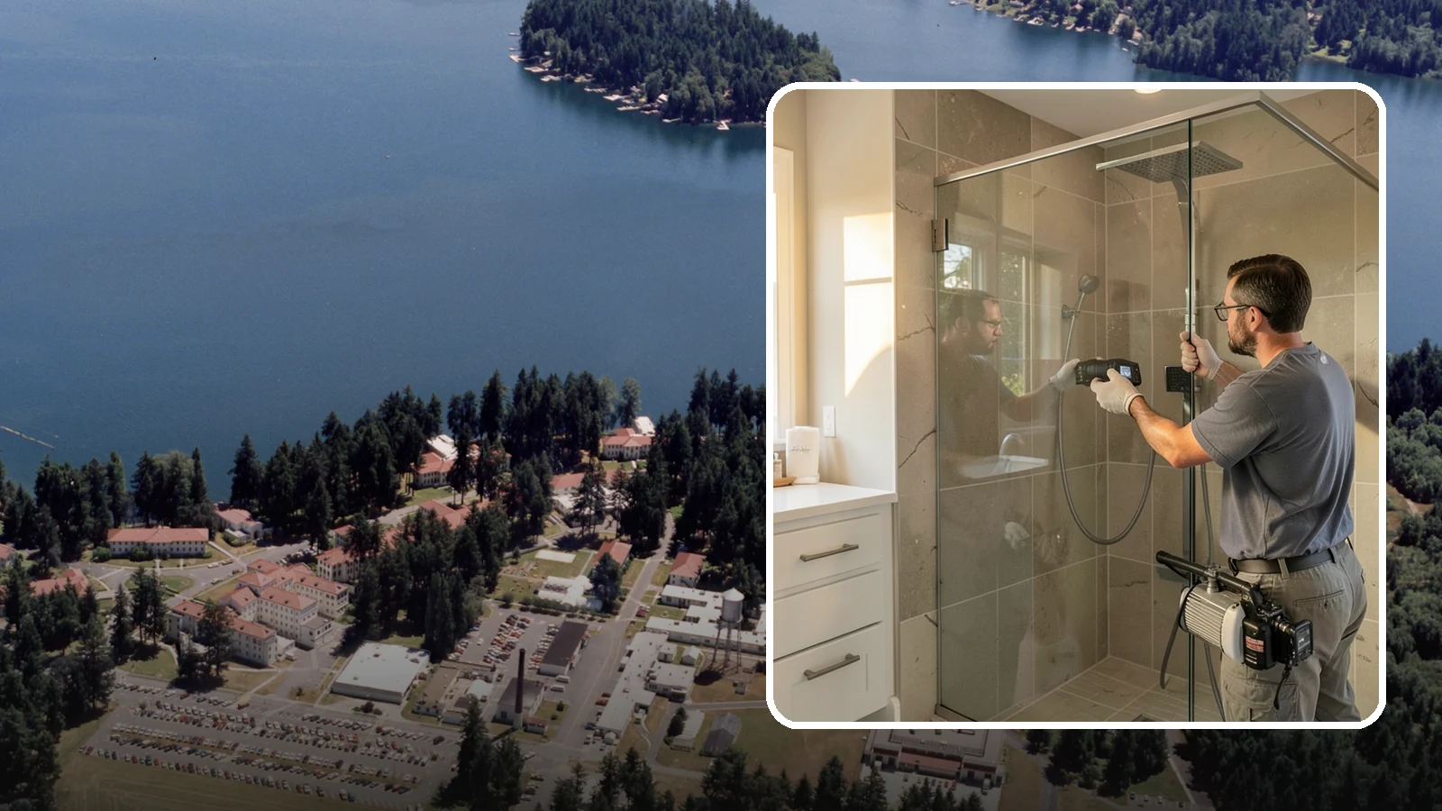 Steam Shower Installation in Lakewood, Pierce County, WA - A steam shower installation seals your enclosure and adds a generator for a home spa experience.