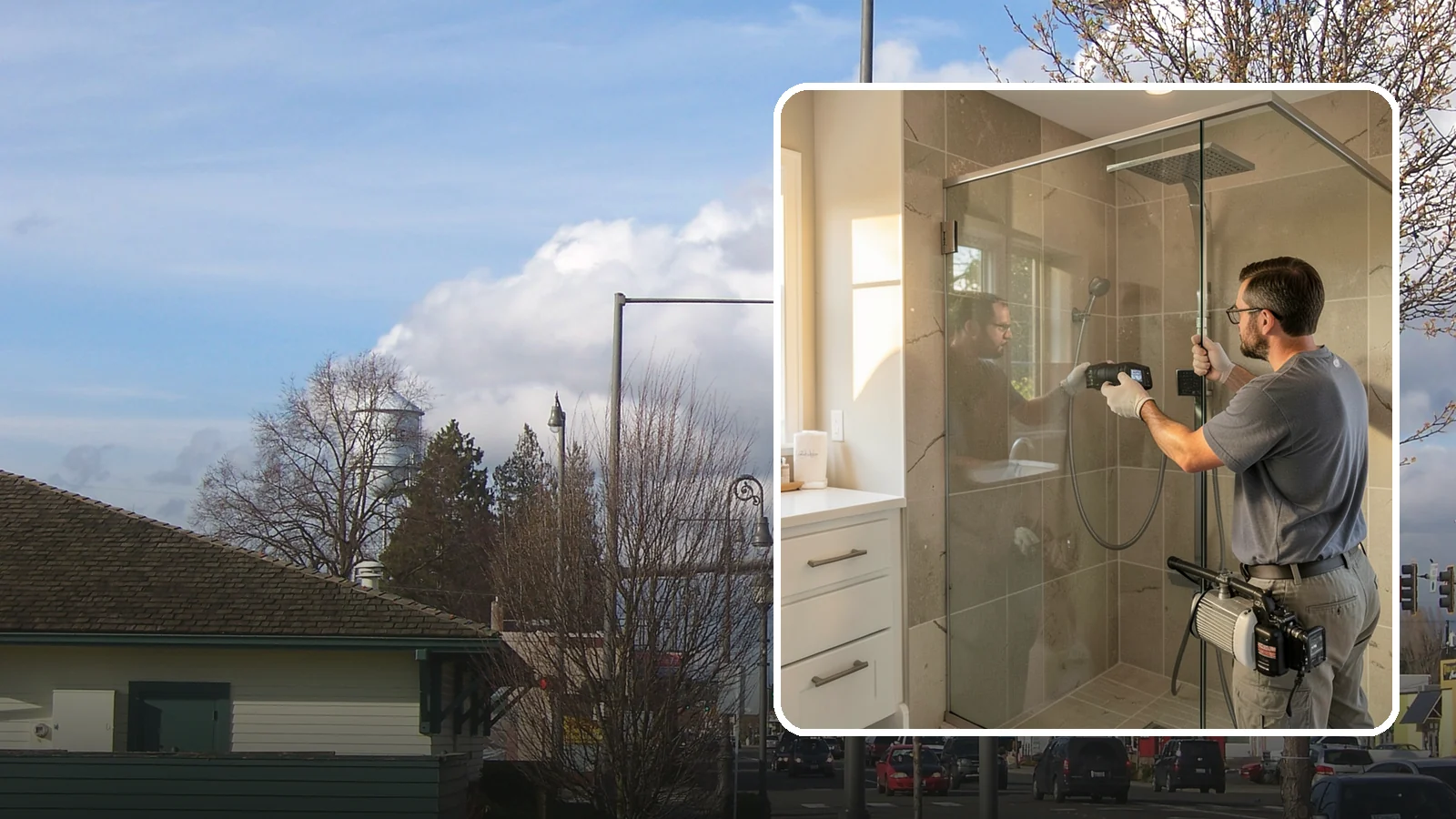 Steam Shower Installation in Marysville, Snohomish County, WA - A steam shower installation seals your enclosure and adds a generator for a home spa experience.