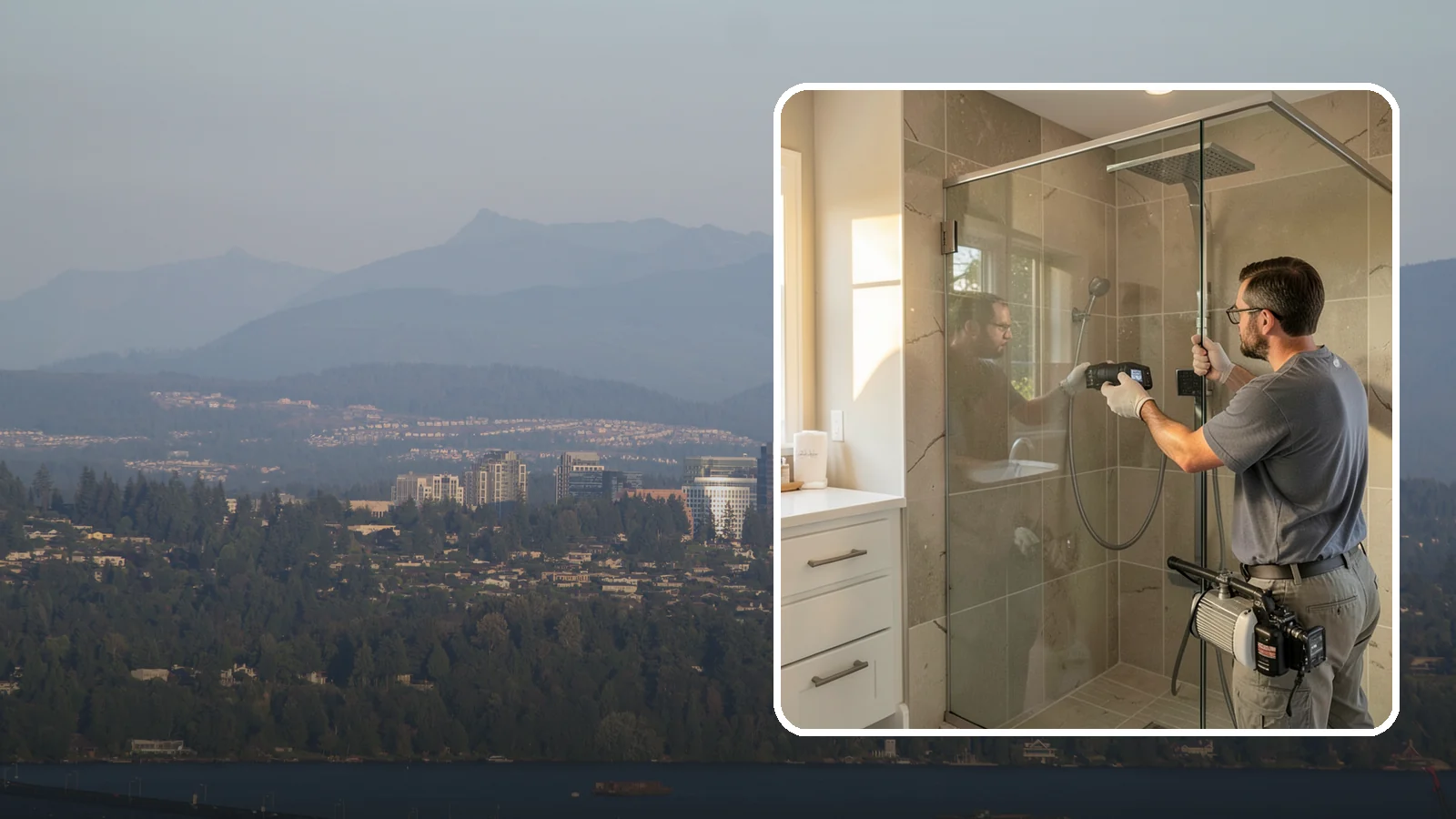 Steam Shower Installation in Medina, King County, WA - A steam shower installation seals your enclosure and adds a generator for a home spa experience.