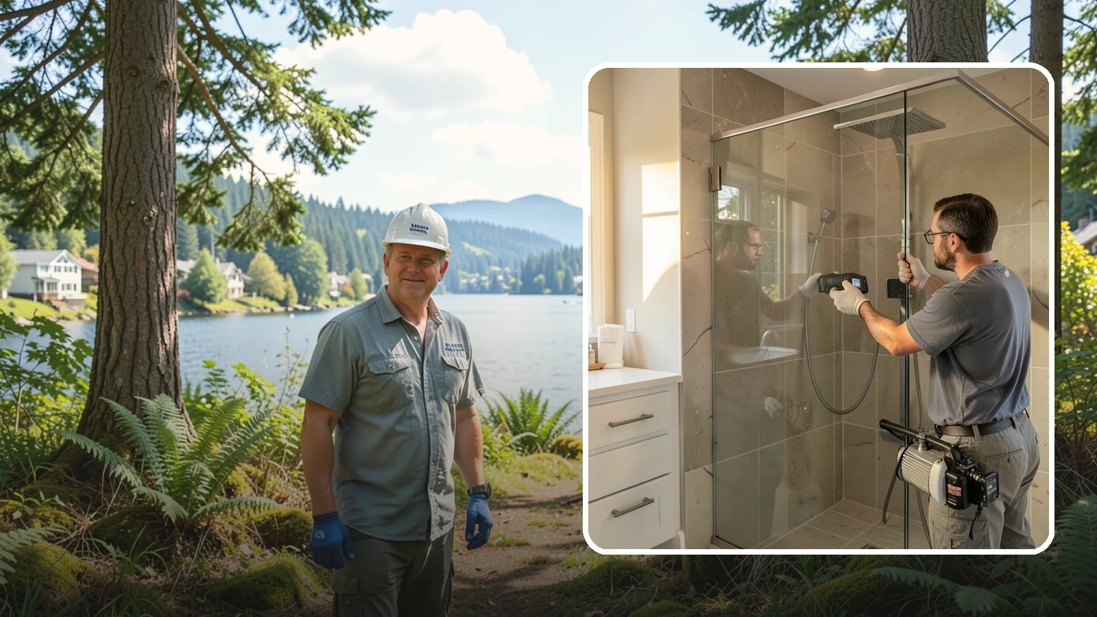 Steam Shower Installation in Milton, King County, WA - A steam shower installation seals your enclosure and adds a generator for a home spa experience.