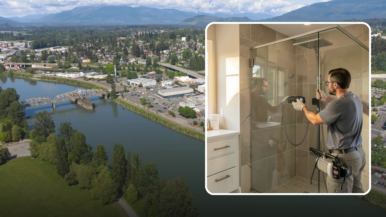 Steam Shower Installation in Mount Vernon, Skagit County, WA - A steam shower installation seals your enclosure and adds a generator for a home spa experience.