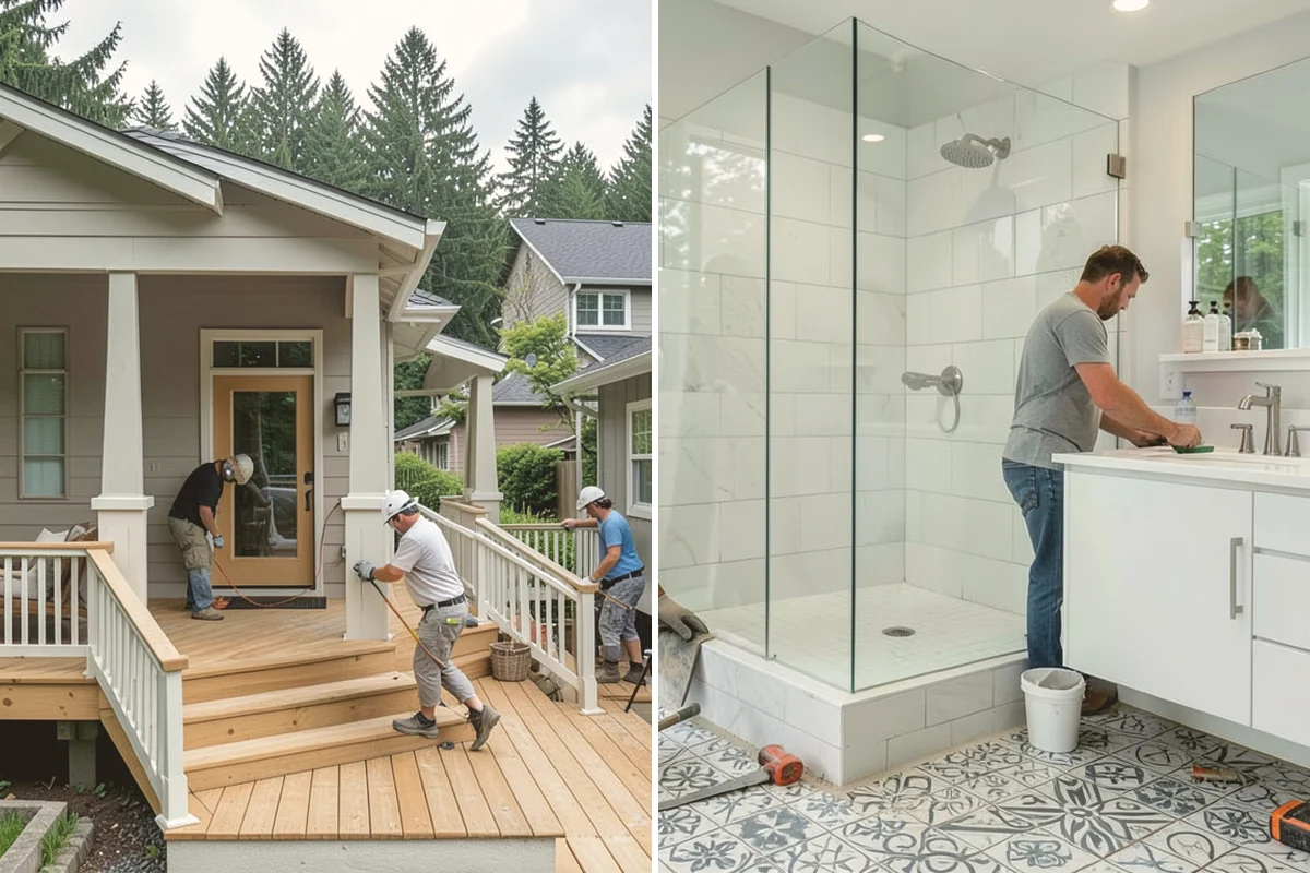 Steam Shower Installation in Mount Vernon, Skagit County, WA - Plan the sealed enclosure and generator location