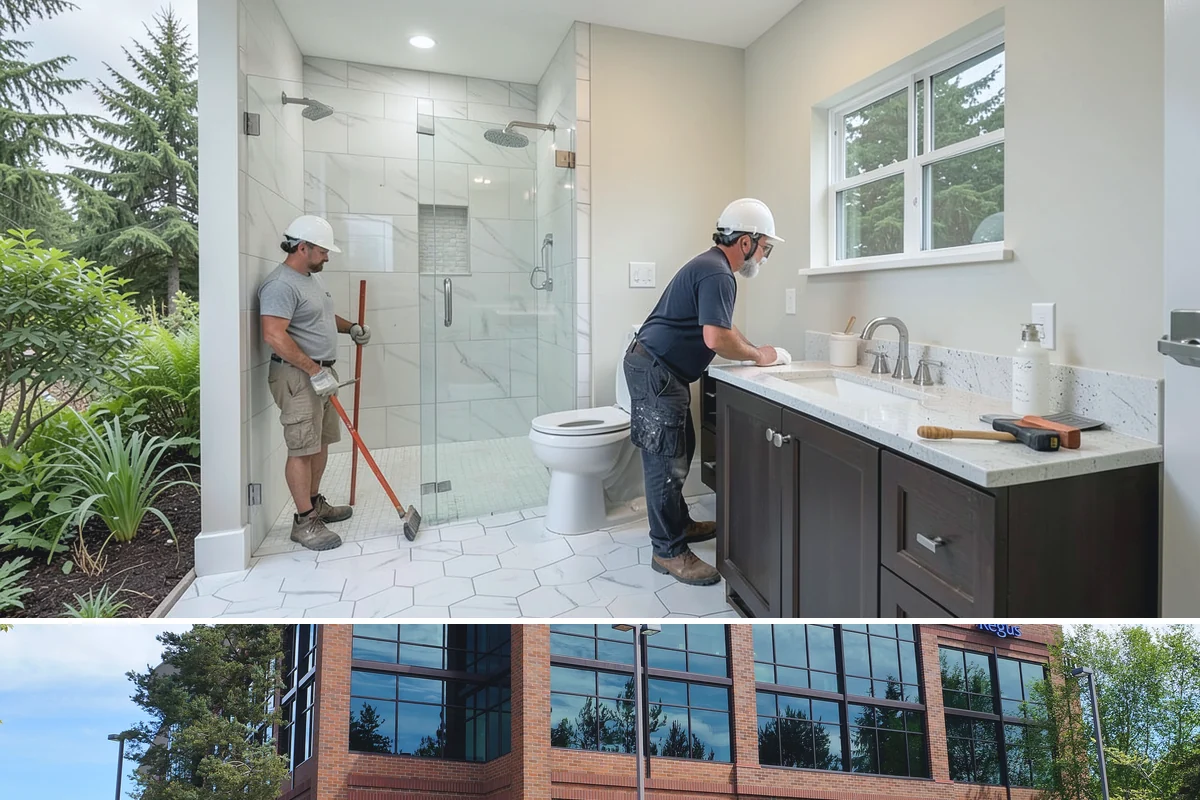 Steam Shower Installation in Mountlake Terrace, Snohomish County, WA - Many homeowners add a steam shower in early fall to enjoy warm, restorative sessions through the wet season.