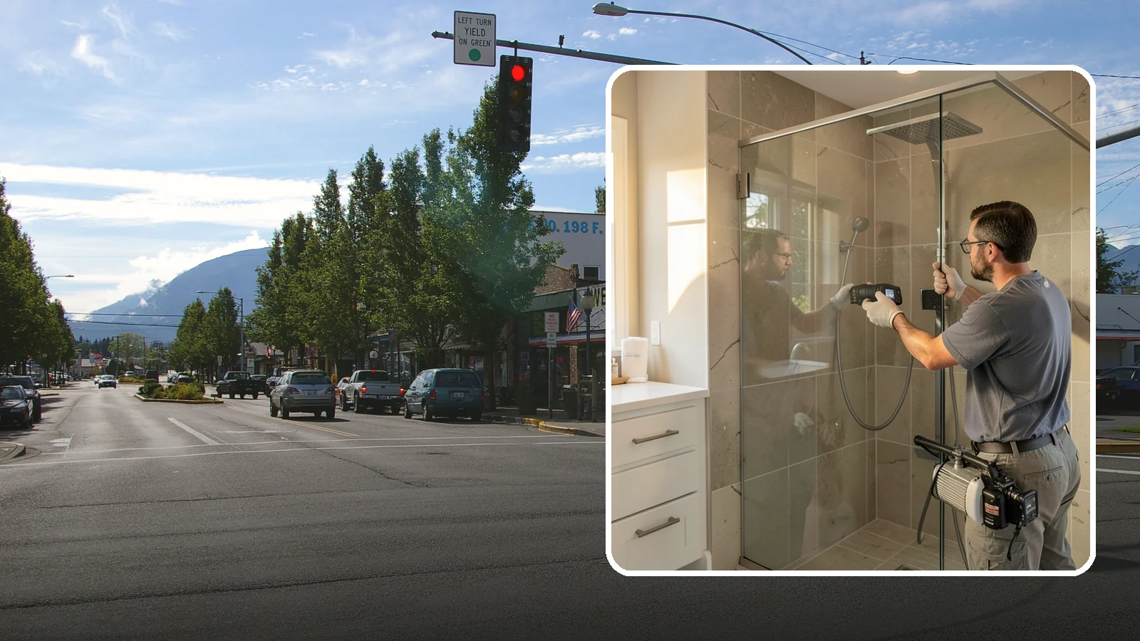 Steam Shower Installation in North Bend, King County, WA - A steam shower installation seals your enclosure and adds a generator for a home spa experience.