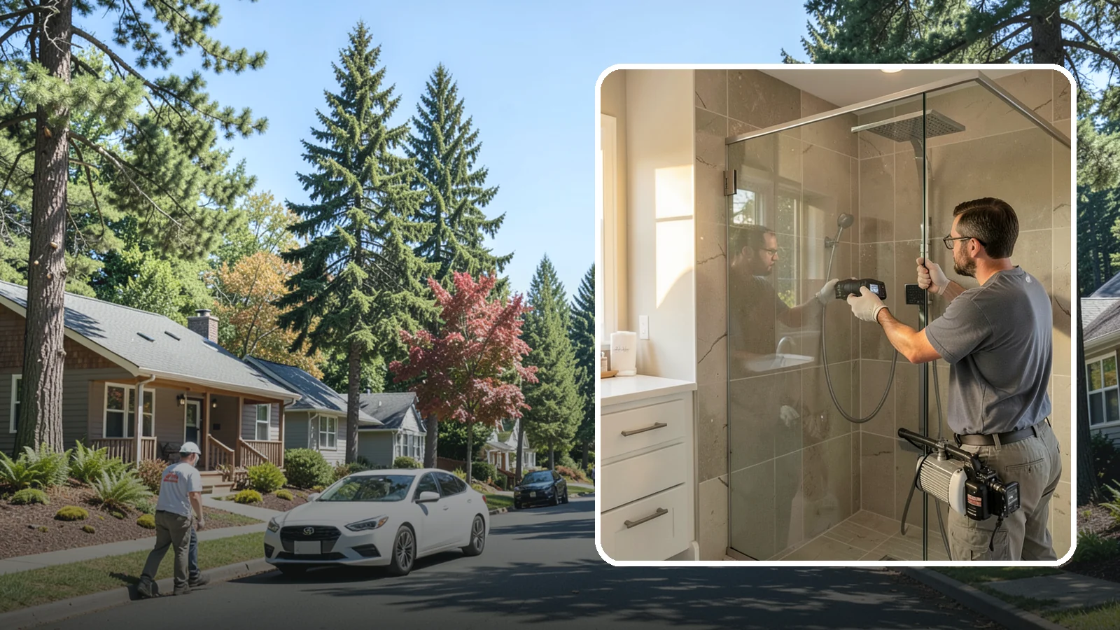 Steam Shower Installation in Orting, Pierce County, WA - A steam shower installation seals your enclosure and adds a generator for a home spa experience.