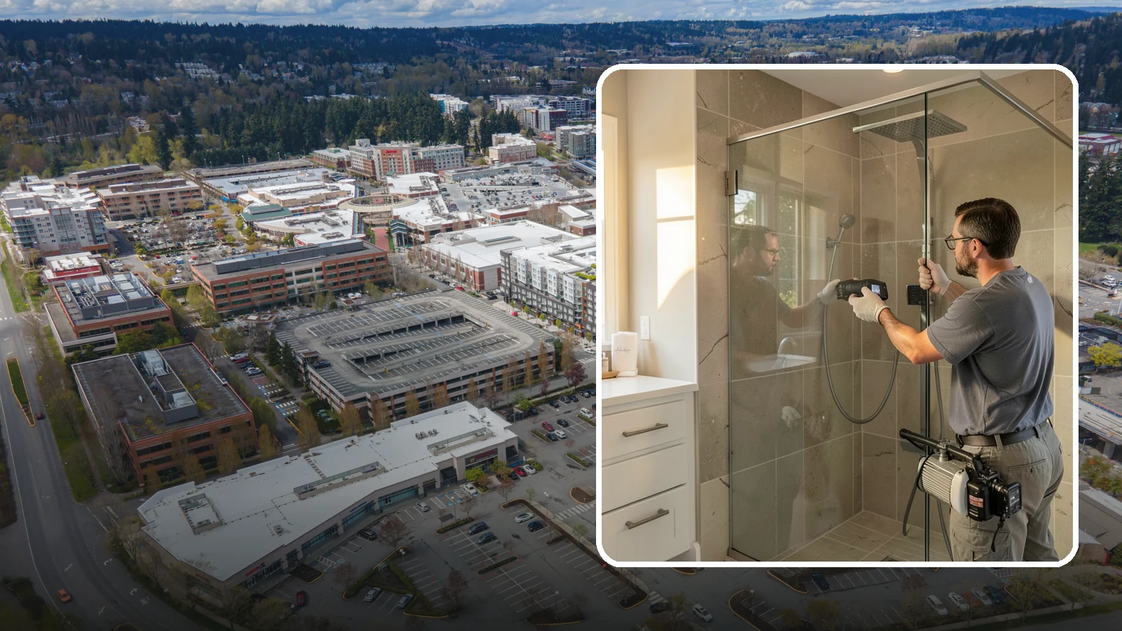 Steam Shower Installation in Redmond, King County, WA - A steam shower installation seals your enclosure and adds a generator for a home spa experience.