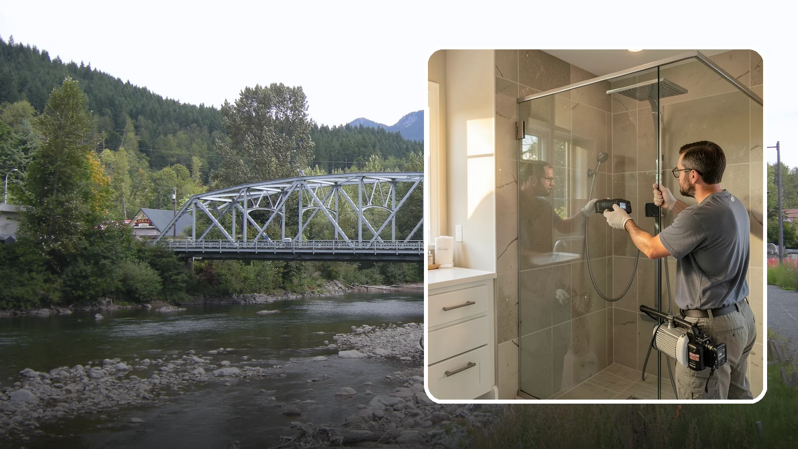 Steam Shower Installation in Skykomish, King County, WA - A steam shower installation seals your enclosure and adds a generator for a home spa experience.