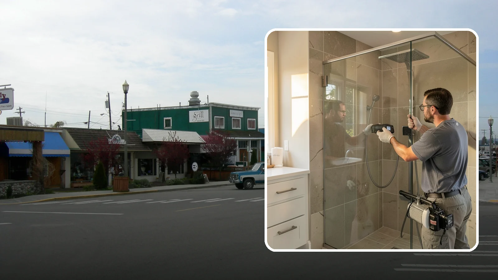 Steam Shower Installation in Stanwood, Snohomish County, WA - A steam shower installation seals your enclosure and adds a generator for a home spa experience.